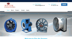 Desktop Screenshot of fineairsystems.com